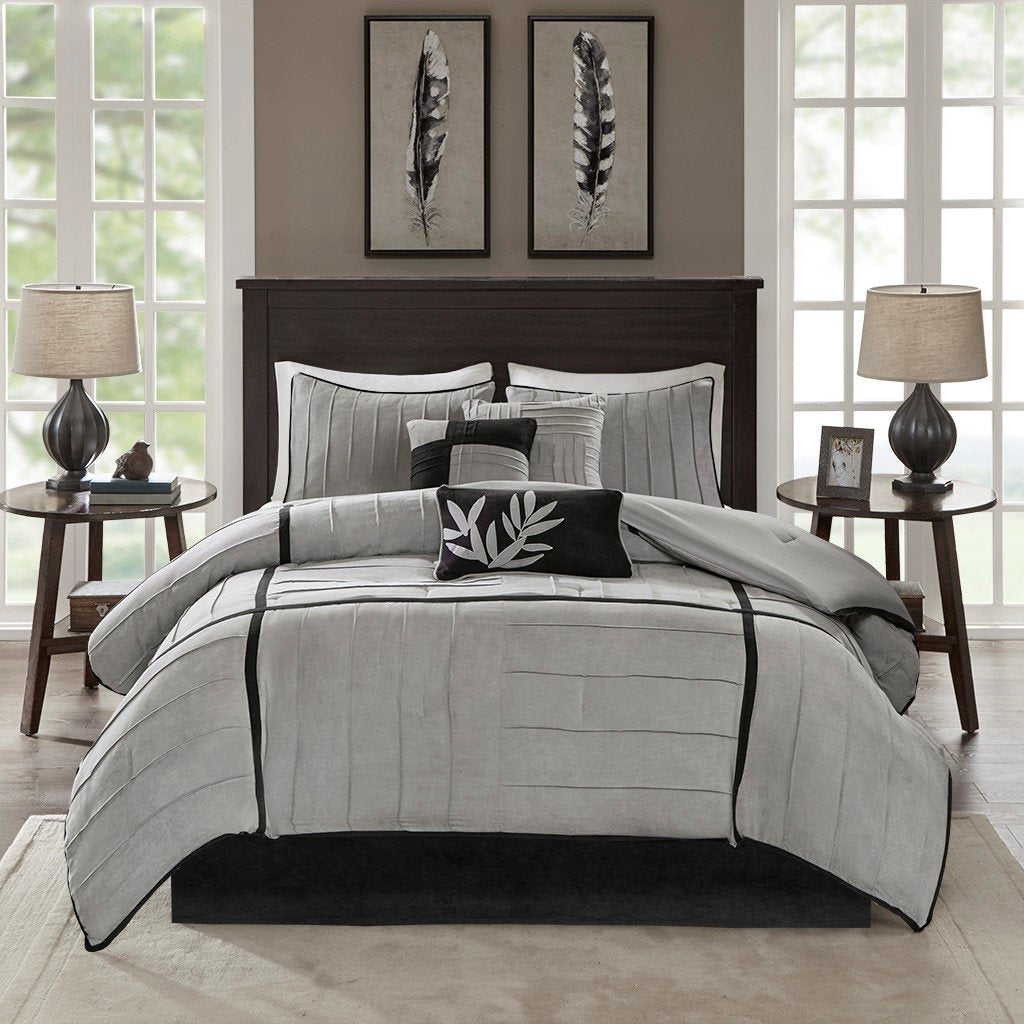 Madison Park Dune 7 Piece Comforter Set -King MP10-147 By Olliix