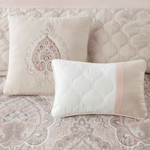 Load image into Gallery viewer, 510 Design Shawnee 100% Polyester 8Pcs Comforter Set - King - Blush 5DS10-0223 By Olliix

