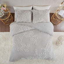 Load image into Gallery viewer, Madison Park Veronica 3 Piece Tufted Cotton Chenille Floral Comforter Set MP10-6392 By Olliix
