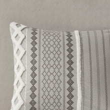 Load image into Gallery viewer, Ink+Ivy Imani 100% Cotton Duvet Cover Mini Set - King/Cal King - Gray II12-1092 By Olliix
