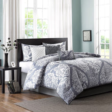 Load image into Gallery viewer, Madison Park 7 Piece Cotton Printed Comforter Set -Queen MP10-501 By Olliix

