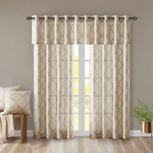 Load image into Gallery viewer, Madison Park Fretwork Print Window Curtain -63" Panel MP40-1279 By Olliix
