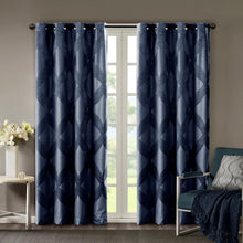 Load image into Gallery viewer, Bentley Ogee Knitted Jacquard Total Blackout Panel SS40-0145 By Olliix
