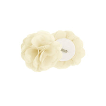 Load image into Gallery viewer, Madison Park Rosette 100% Polyester Floral Embellished Cuff Tab Top Solid Window Panel MP40-6830 By Olliix
