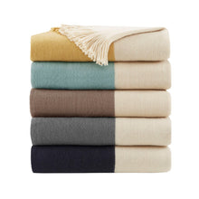 Load image into Gallery viewer, Ink Ivy Stockholm Color Block Faux Cashmere Throw -50X60&quot; II50-239 By Olliix
