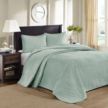 Load image into Gallery viewer, Olliix Quebec 100% Polyester Solid Reversible Bedspread Set By Madison Park MP13-6445
