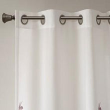 Load image into Gallery viewer, Madison Park Cecily 65% Rayon 35% Polyester Burnout Printed Window Panel MP40-6605 By Olliix
