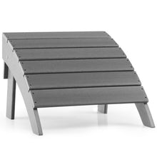 Load image into Gallery viewer, Adirondack Folding Ottoman with All Weather HDPE-Gray
