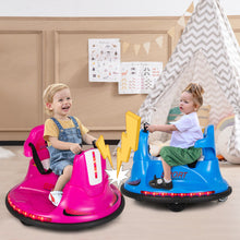 Load image into Gallery viewer, 6V Bumper Car for Kids Toddlers Electric Ride On Car Vehicle with 360° Spin-Blue
