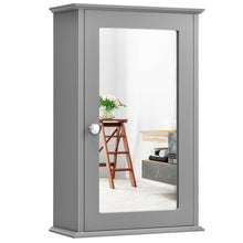 Load image into Gallery viewer, Bathroom Wall Cabinet with Single Mirror Door-Gray

