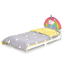 Load image into Gallery viewer, Children Twin Size Upholstered  Platform Single Bed
