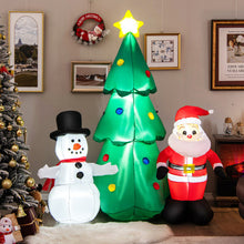 Load image into Gallery viewer, 6 Feet Christmas Inflatables Giant Santa Claus Combo Decoration

