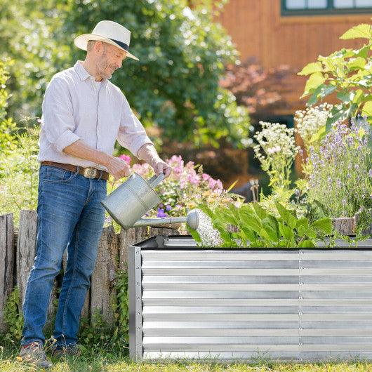 Raised Garden Bed with Four Ground Stakes