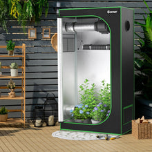 Load image into Gallery viewer, 36 x 20 x 63 Inch Indoor Grow Room with Observation Window-Black
