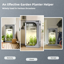 Load image into Gallery viewer, 36 x 20 x 63 Inch Indoor Grow Room with Observation Window-Gray
