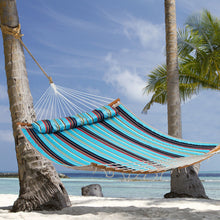 Load image into Gallery viewer, Outdoor Hammock with Detachable Pillow-Blue
