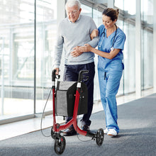 Load image into Gallery viewer, 3-Wheel Rolling Walker with Adjustable Handle-Red
