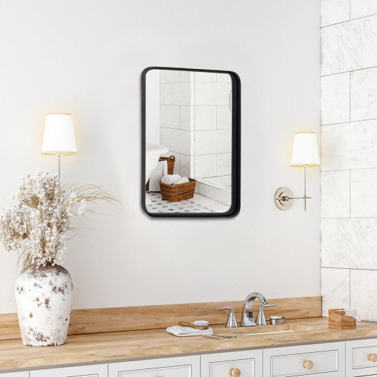 Rectangular Wall Mount Bathroom Mirror Vanity Mirror-S