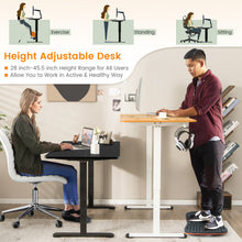 Load image into Gallery viewer, Electric Standing Desk Adjustable Stand up Computer Desk Anti-collision-Natural
