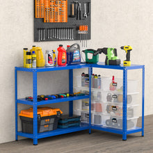 Load image into Gallery viewer, 5-Tier Metal Utility Storage Rack for Free Combination-Blue
