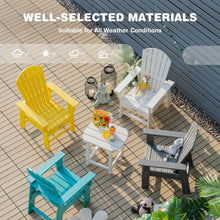 Load image into Gallery viewer, Patio Kids&#39; Adirondack Chair with Ergonomic Backrest-Yellow
