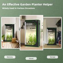Load image into Gallery viewer, 36 x 20 x 63 Inch Indoor Grow Room with Observation Window-Black
