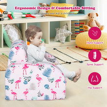 Load image into Gallery viewer, 3-in-1 Convertible Kid Sofa Bed Flip-Out Chair Lounger for Toddler-Pink
