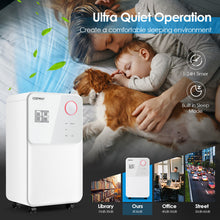 Load image into Gallery viewer, 32 Pints 2000 Sq. Ft Dehumidifier for Home and Basements with 3-Color Digital Display-White
