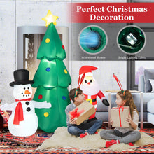 Load image into Gallery viewer, 6 Feet Christmas Inflatables Giant Santa Claus Combo Decoration
