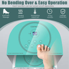 Load image into Gallery viewer, Foot Spa Bath Massager with 3-Angle Shower and Motorized Rollers-Green

