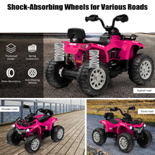 Load image into Gallery viewer, 12V Kids Ride On ATV 4 Wheeler with MP3 and Headlights-Pink
