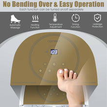 Load image into Gallery viewer, Foot Spa Bath Massager with 3-Angle Shower and Motorized Rollers-Coffee
