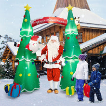 Load image into Gallery viewer, 10 Feet Tall Inflatable Christmas Arch with LED and Built-in Air Blower
