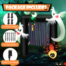 Load image into Gallery viewer, 7.5 Feet Halloween Inflatable Archway Blow-up Festive Decoration for Backyard and Porch
