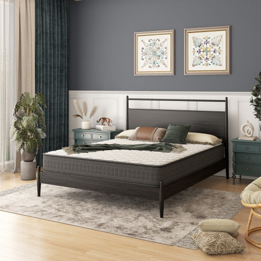 8 Inch Breathable Memory Foam Bed Mattress Medium Firm for Pressure Relieve-Queen Size