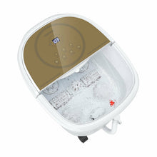 Load image into Gallery viewer, Foot Spa Bath Massager with 3-Angle Shower and Motorized Rollers-Coffee
