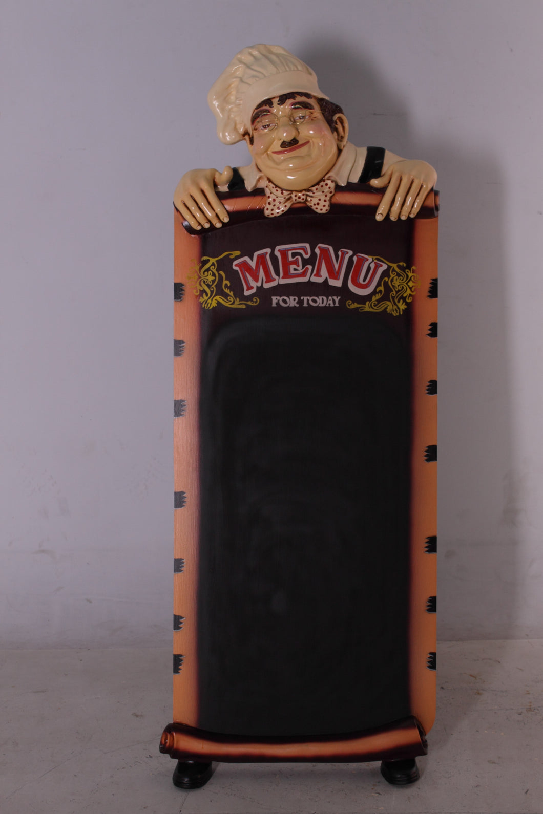 Standing Chef with Chalkboard 60