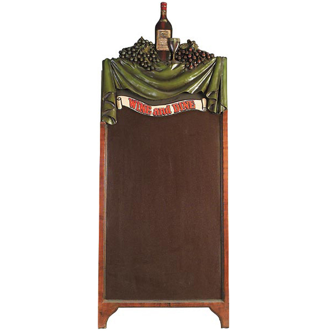 Wine and Dine Chalkboard with Stand 62