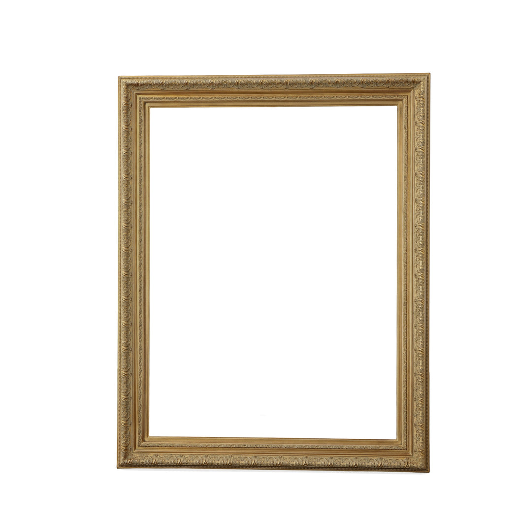Grand Victorian Frame 36X48 Antique Gold with Black
