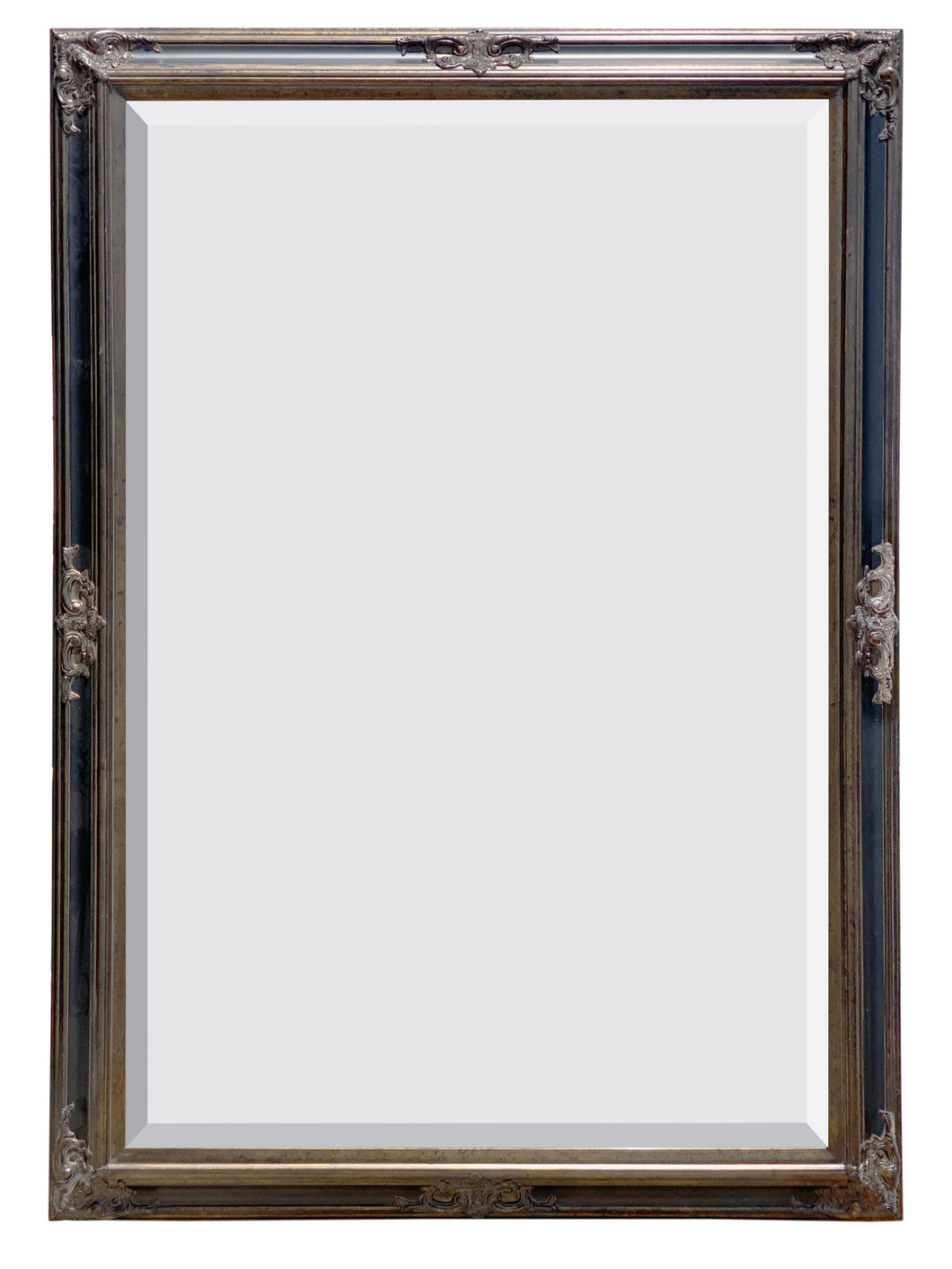 Grand Victorian Mirror 48x72 Antique Gold with Black