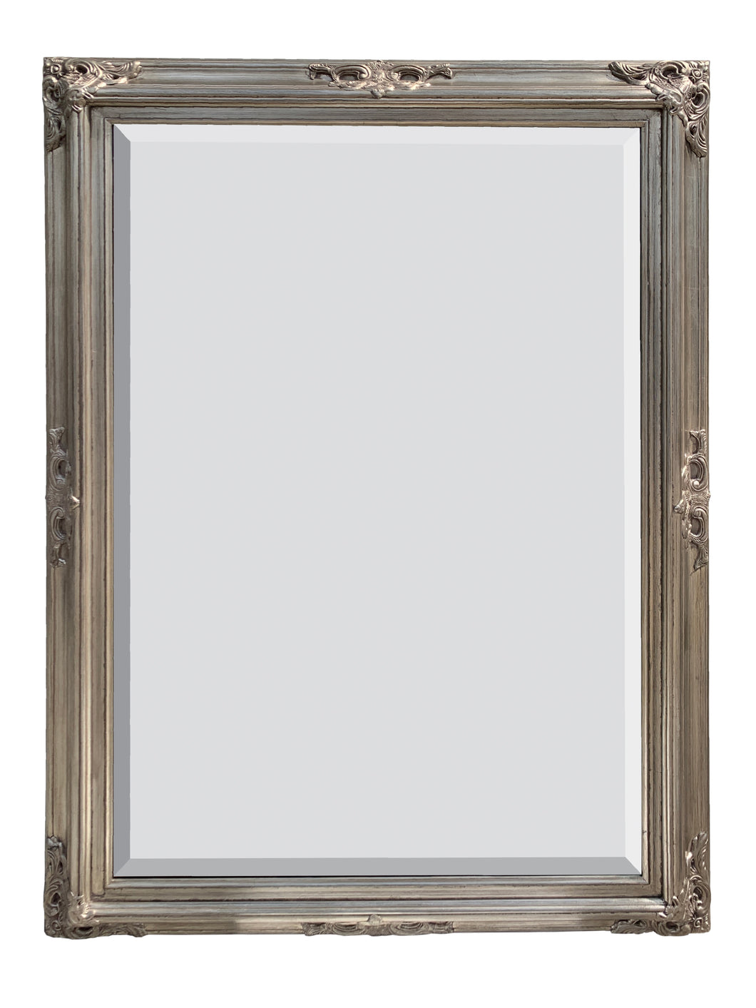 Mini Grand Victorian Mirror 24x36 Silver