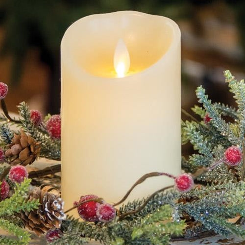 Mountain Pine with Berries Candle Ring 6
