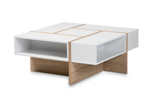 Load image into Gallery viewer, Baxton Studio Rasa Modern and Contemporary Two-Tone White and Oak Finished Wood Coffee Table
