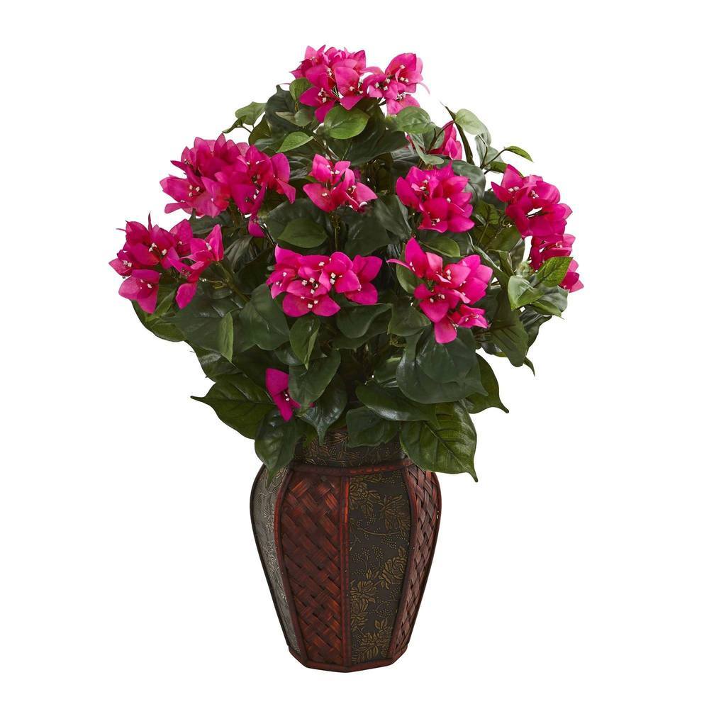 Bougainvillea Artificial Plant in Decorative Planter