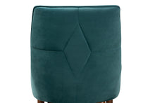Load image into Gallery viewer, Baxton Studio Gilmore Modern and Contemporary Teal Velvet Fabric Upholstered and Walnut Brown Finished Wood 2-Piece Dining Chair Set Set
