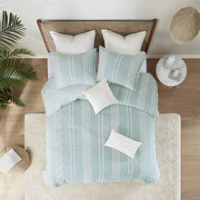 Load image into Gallery viewer, Olliix Kara 100% Cotton Jacquard Comforter Set By INK+IVY II10-1105
