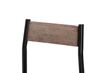Load image into Gallery viewer, Baxton Studio Mave Modern and Contemporary Walnut Finished Wood and Black Metal 5-Piece Dining Set
