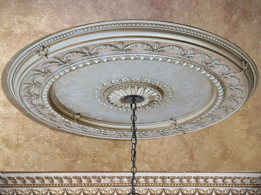 Champagne Large Round Ceiling Medallion 63