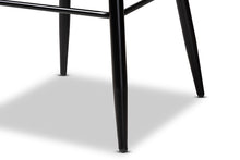 Load image into Gallery viewer, Baxton Studio Catherine Modern and Contemporary Tan Faux Leather Upholstered and Black Metal 4-Piece Bar Stool Set
