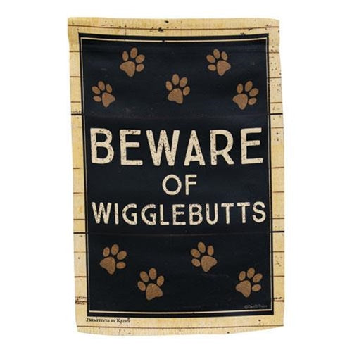 Wigglebutts Garden Flag (Pack of 2)